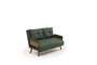 Atelier Del Sofa Cosmo Sofá-Cama de 2 Plazas Verde